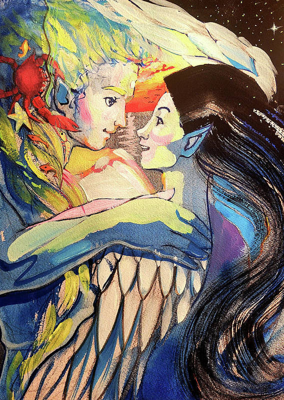 Elwing and Earendil - Art Print