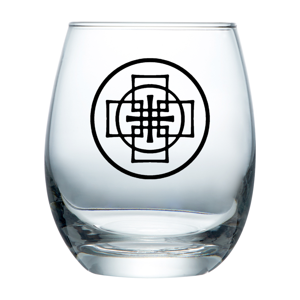 Swedenborg Cross Glass