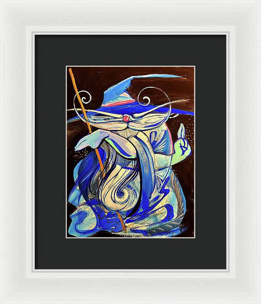 Blue Wizard  - Framed Print