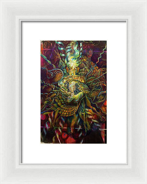 Quantum Clock - Framed Print