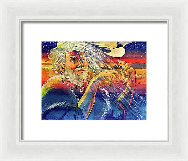 The Last Light in the West - Framed Print
