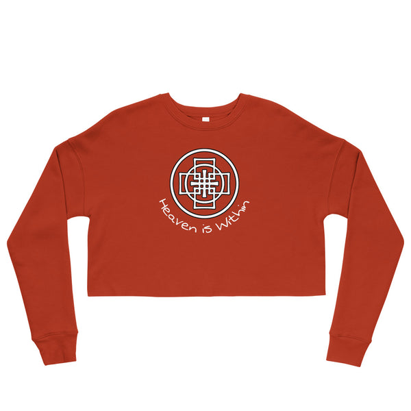 Swedenborg cross Crop Sweatshirt